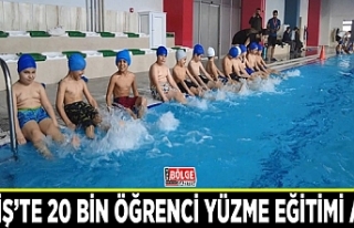 Erciş’te 20 bin öğrenci yüzme eğitimi aldı