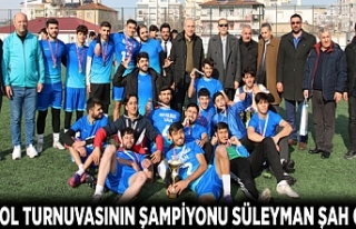 Futbol turnuvasının şampiyonu Süleyman Şah oldu