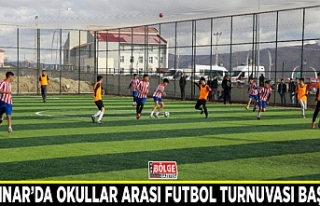 Gürpınar'da okullar arası futbol turnuvası...