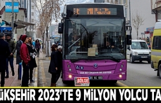 Büyükşehir 2023'te 9 milyon yolcu taşıdı