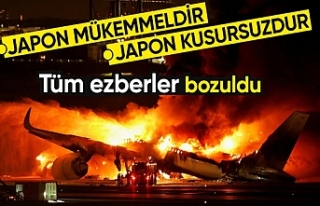 Dünya Tokyo'daki uçak kazasını konuşuyor