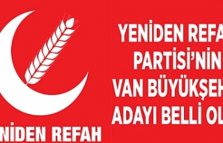 Yeniden Refah Partisi’nin Van Büyükşehir adayı...