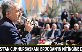 Arvas’tan Cumhurbaşkanı Erdoğan’ın mitingine...