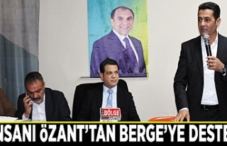 İş İnsanı Özant'tan Berge'ye destek…