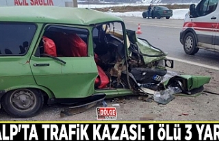 Özalp'ta trafik kazası: 1 ölü 3 yaralı