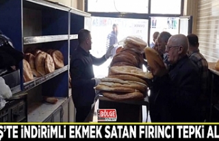 Erciş’te indirimli ekmek satan fırıncı tepki...