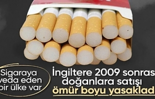 İngiltere, 2009'dan sonra doğanlara sigara satışı...
