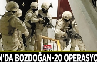 Van'da Bozdoğan-20 operasyonu...
