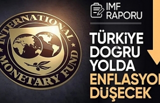IMF: Türkiye doğru yolda, enflasyonun düşeceği...