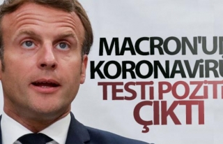 Fransa Cumhurbaşkanı Macron'un korona virüs testi...