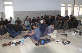 Başkale'de 40 mülteci yakalandı