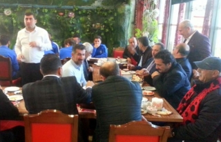 Van TSO'dan Vanspor camiasına kahvaltı
