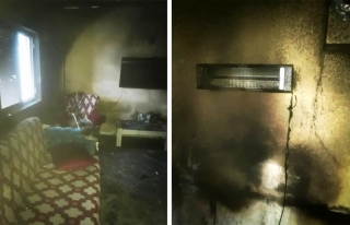 Tuşba'da bir evde yangın meydana geldi