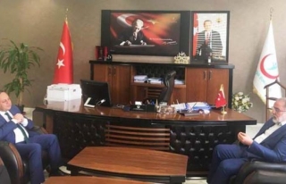 Gülaçar'dan, Sağlık Müdürü Akdoğan'a ziyaret…
