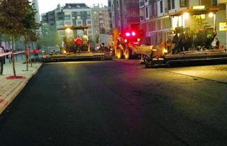 Büyükşehir'den, Suvaroğlu Caddesi'ne sıcak asfalt…