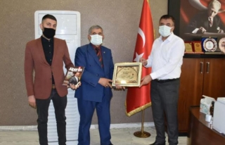 BBP heyetinden, Müdür Sünnetçioğlu'na ziyaret…