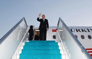Cumhurbaşkanı Erdoğan Azerbaycan'a doğru hareket...