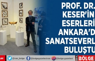 Prof. Dr. Sezer Cihaner Keser'in eserleri Ankara'da...