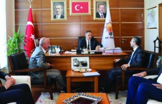 Başkan Say'dan Başkan Özhaseki'ye ziyaret