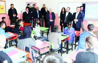 Başkan Say ve Kaymakam Türkman öğrencilerle buluştu