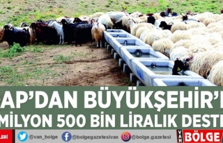 DAP'dan Büyükşehir'e 3 milyon 500 bin...
