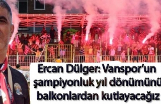 Kara Kobralar, Vanspor'un şampiyonluk yıl dönümünü...