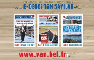 Van Büyükşehir Belediyesi'nden e-dergi…
