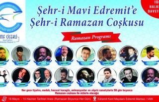 Ünlü sanatçılar Ramazan'da Edremit'e geliyor
