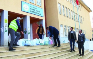 Edremit Belediyesi'nden okullara temizlik yardımı…