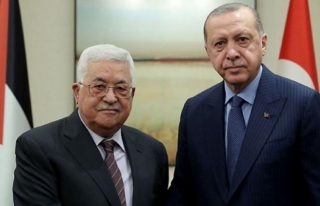 Erdoğan Filistin Devlet Başkanı Abbas ile görüştü