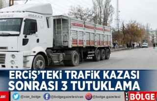 Erciş'teki trafik kazası sonrası 3 tutuklama