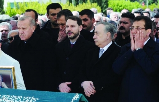 Cumhurbaşkanı Erdoğan ve İmamoğlu cenaze töreninde