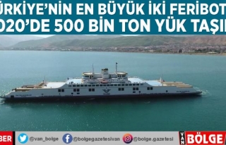 Türkiye'nin en büyük iki feribotu 2020'de...