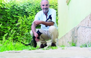iş adamı Feridun Irak'ın  hayvan sevgisi 