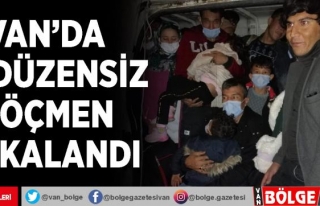 Van'da 66 düzensiz göçmen yakalandı