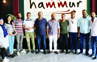 Hammur Van'daki gazetecileri ağırladı