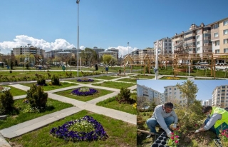 İpekyolu Belediyesi bahar çalışmalarını artırdı
