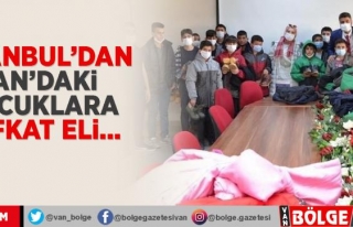 İstanbul'dan Van'daki çocuklara şefkat eli...