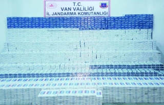 Erciş'te, 19 bin 430 paket kaçak sigara..