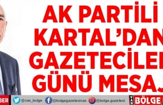 AK Partili Kartal'dan Gazeteciler Günü mesajı