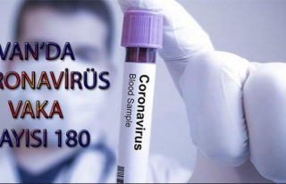 Van'da koronavirüs vaka sayısı 180 oldu