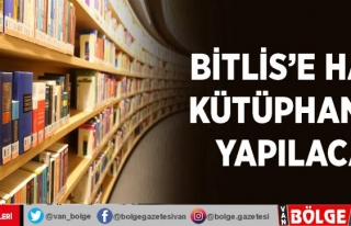 Bitlis'e halk kütüphanesi yapılacak