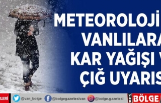 Meteorolojiden kar yağışı ve çığ uyarısı