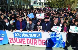 Çin'in Doğu Türkistan'daki zulmü Van'da kınandı