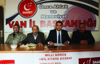 SP Van İl Başkanı İlhan'dan 'Güçbirliği' açıklaması...