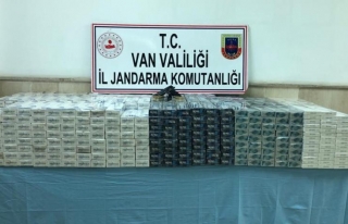 Çaldıran'da 8 bin paket kaçak sigara ele geçirildi