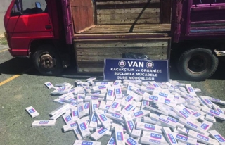 Van'da 6 bin paket kaçak sigara ele geçirildi 
