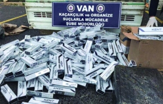 Van'da 9 bin kaçak sigara ele geçirildi