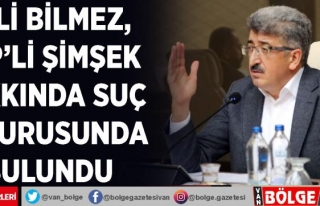 Vali Bilmez, CHP'li Şimşek hakkında suç duyurusunda...
