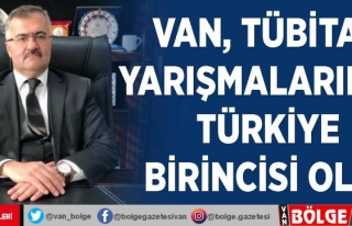 Van, TÜBİTAK yarışmalarında Türkiye birincisi...